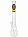 Clear Bong - Designs May Vary - 18" (45.7cm) - Rasta Design - VIR Wholesale