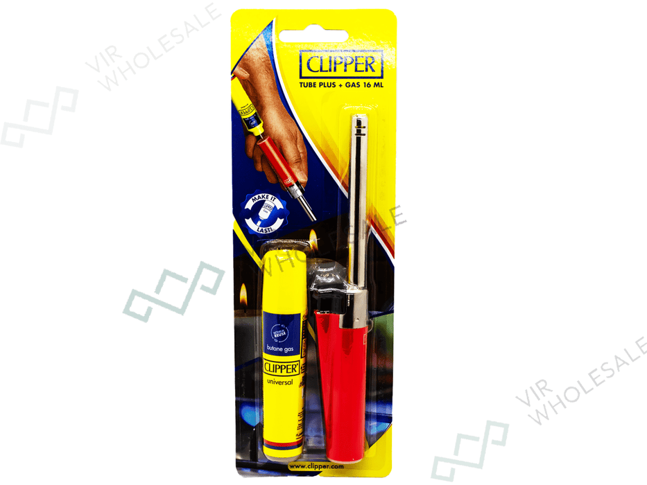 CLIPPER BBQ Lighter Tube + 16ml Gas (Colours May Vary) – Sold Individually - VIR Wholesale