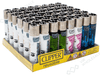 Clipper Classic Lighters AI FACES 1 X 48 lighters - VIR Wholesale