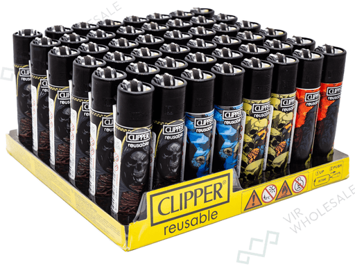 Clipper Classic Lighters BONE BIRDS 1 X 48 lighters - VIR Wholesale