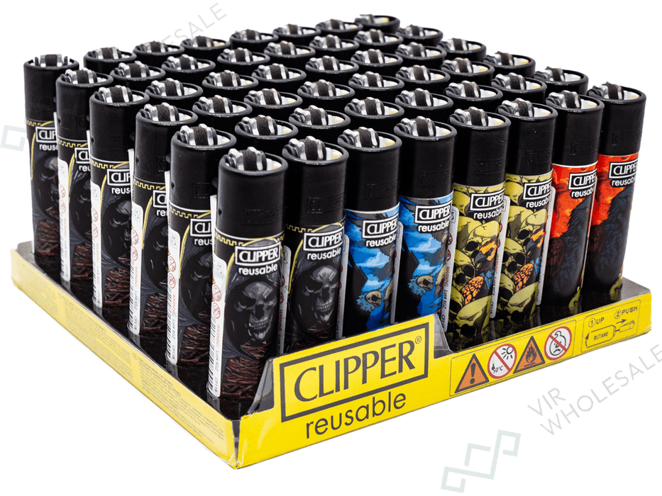 Clipper Classic Lighters BONE BIRDS 1 X 48 lighters - VIR Wholesale
