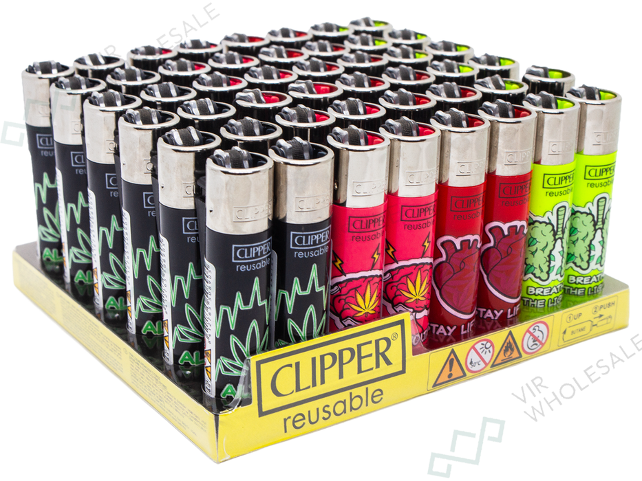 Clipper Classic Lighters CARE YOURSELF 1 X 48 lighters - VIR Wholesale