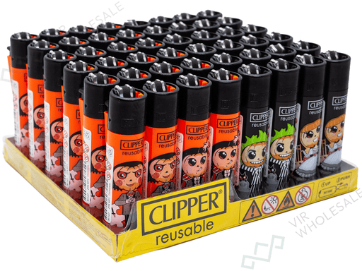 Clipper Classic Lighters HALLOWEEN 1 X 48 lighters - VIR Wholesale