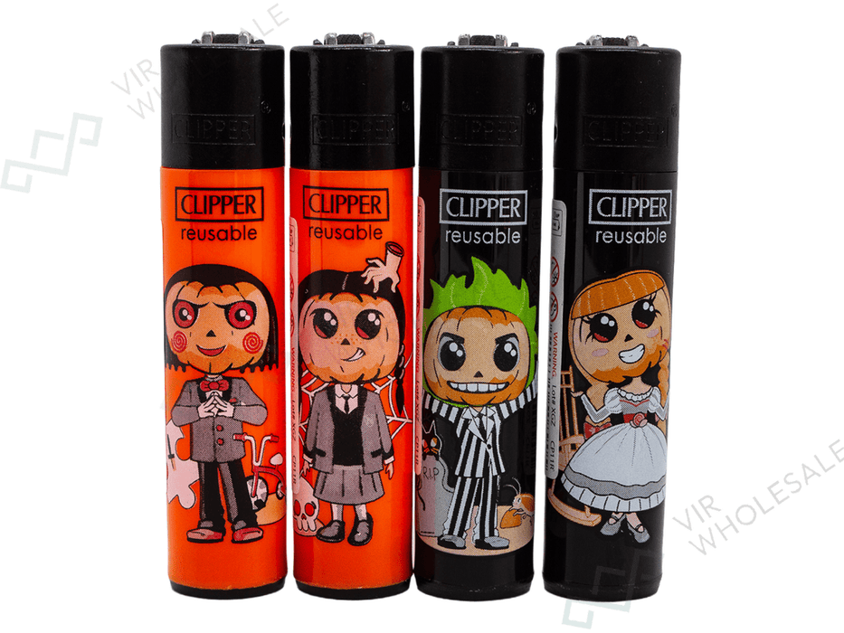 Clipper Classic Lighters HALLOWEEN 1 X 48 lighters - VIR Wholesale