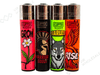 Clipper Classic Lighters SKIN ART (4) 1 X 48 lighters - VIR Wholesale