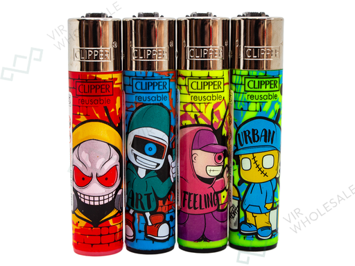 Clipper Classic Lighters URBAN ESSENCE 1 X 48 lighters - VIR Wholesale