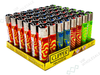 CLIPPER Hippily Lighters Printed 48’s Various Designs - VIR Wholesale