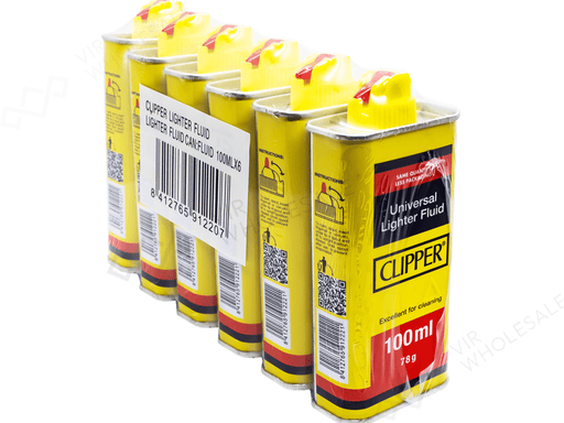 Clipper Lighter Fluid 100ml – 6 Pack (78g) - VIR Wholesale
