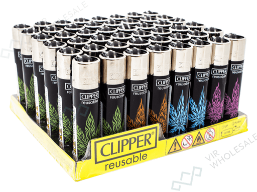 CLIPPER Lighters Printed 48's Various Designs – 90's Weed - VIR Wholesale