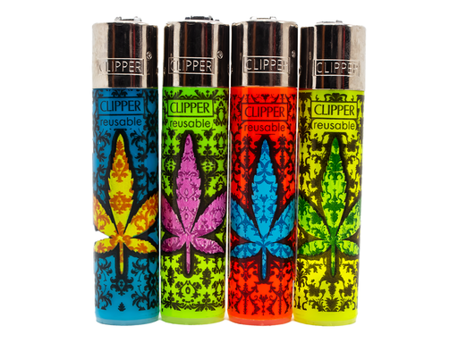 CLIPPER Lighters Printed 48's Various Designs – Baroque Grass - VIR Wholesale