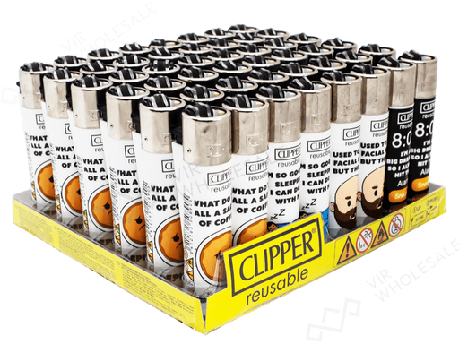 CLIPPER Lighters Printed 48's Various Designs – Dad Joke - VIR Wholesale