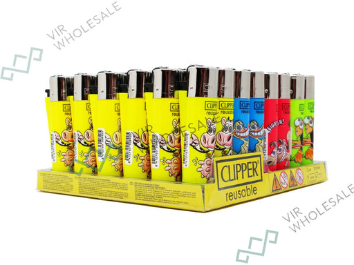 CLIPPER Lighters Printed 48's Various Designs - Duck Designs - VIR Wholesale