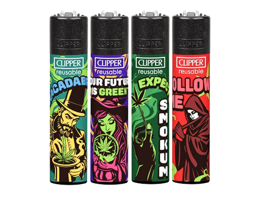 CLIPPER Lighters Printed 48’s Various Designs – Enchanted Smoke - VIR Wholesale