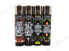 CLIPPER Lighters Printed 48's Various Designs - Fire Words - VIR Wholesale