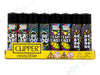 CLIPPER Lighters Printed 48's Various Designs - Graffiti Motos - VIR Wholesale