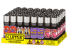 CLIPPER Lighters Printed 48’s Various Designs – Groovy World 3 - VIR Wholesale