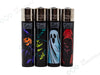 CLIPPER Lighters Printed 48's Various Designs - Halloween - VIR Wholesale