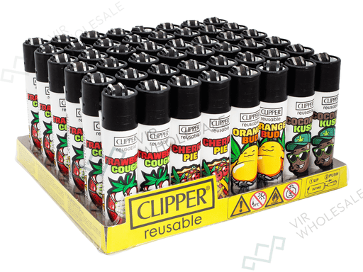 CLIPPER Lighters Printed 48’s Various Designs – High Tropicool - VIR Wholesale