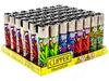 CLIPPER Lighters Printed 48’s Various Designs – Leaf Style - VIR Wholesale