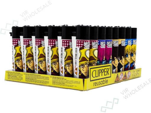 CLIPPER Lighters Printed 48's Various Designs - Magna - VIR Wholesale