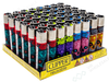 CLIPPER Lighters Printed 48’s Various Designs – Marked Skull - VIR Wholesale
