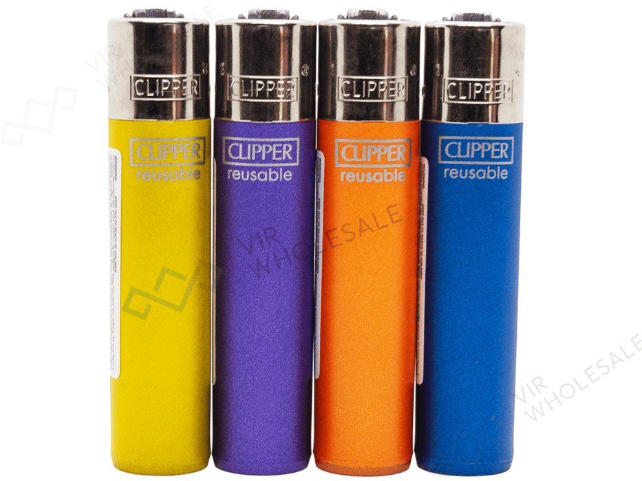 CLIPPER Lighters Printed 48’s Various Designs – Metallic Mix 4 - VIR Wholesale
