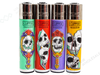 CLIPPER Lighters Printed 48’s Various Designs – Mirror Skull - VIR Wholesale