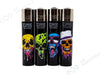 CLIPPER Lighters Printed 48's Various Designs - Molten Skulls - VIR Wholesale