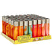 CLIPPER Lighters Printed 48’s Various Designs – Orange Nebula - VIR Wholesale