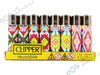 CLIPPER Lighters Printed 48's Various Designs - Patchwork - VIR Wholesale