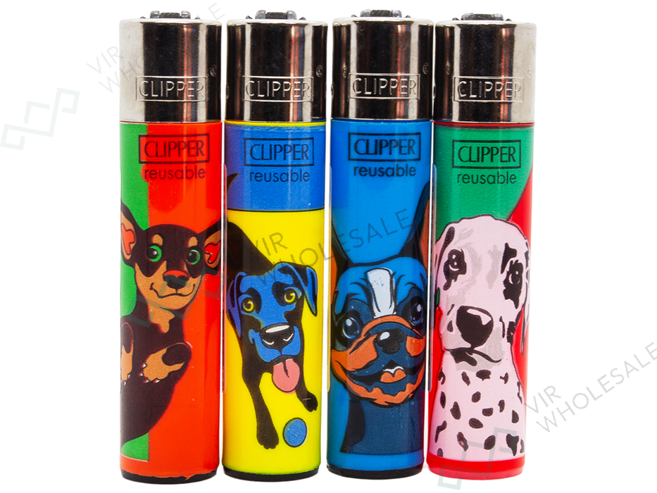 CLIPPER Lighters Printed 48’s Various Designs – Pop Art 3 - VIR Wholesale
