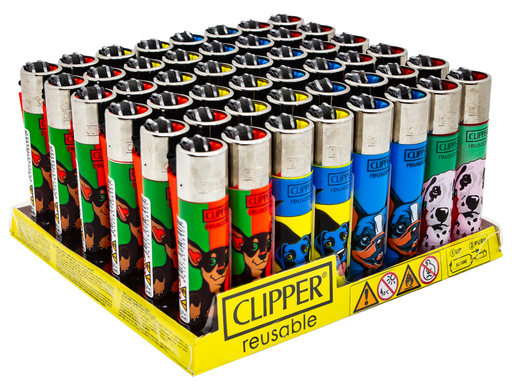 CLIPPER Lighters Printed 48’s Various Designs – Pop Art 3 - VIR Wholesale