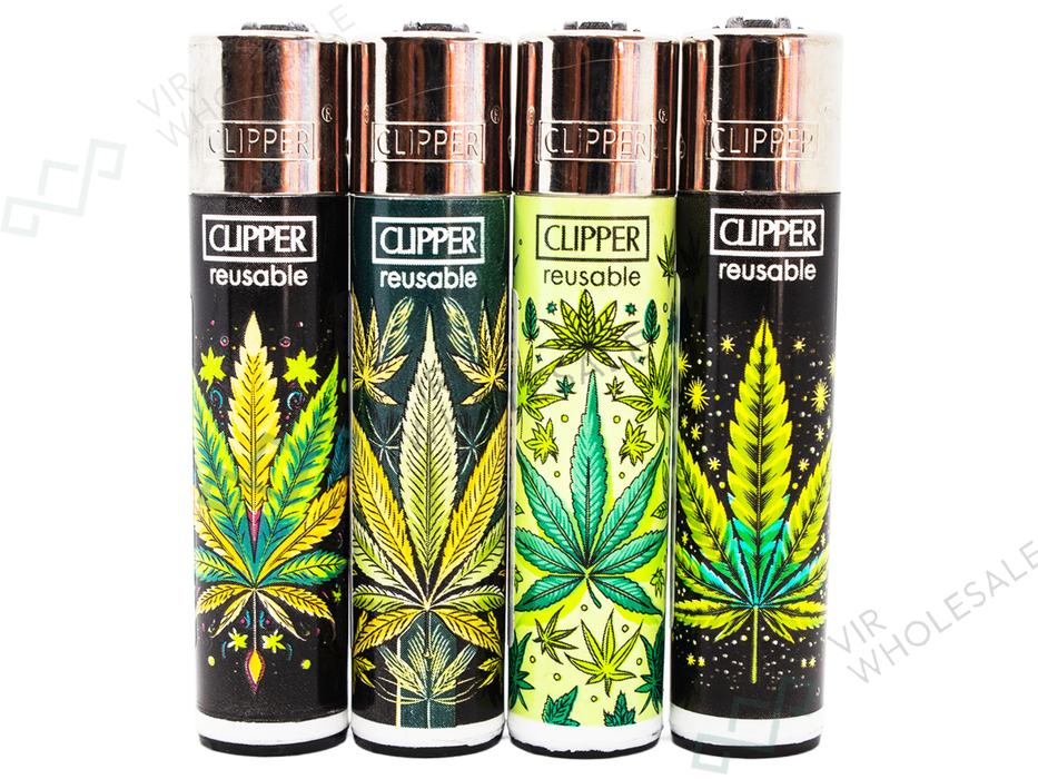 CLIPPER Lighters Printed 48's Various Designs – Pure Leaves - VIR Wholesale