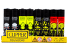 CLIPPER Lighters Printed 48's Various Designs – Radio Skulls - VIR Wholesale