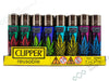 CLIPPER Lighters Printed 48's Various Designs - Splash Leaves - VIR Wholesale