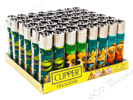 CLIPPER Lighters Printed 48’s Various Designs – Weedy World - VIR Wholesale