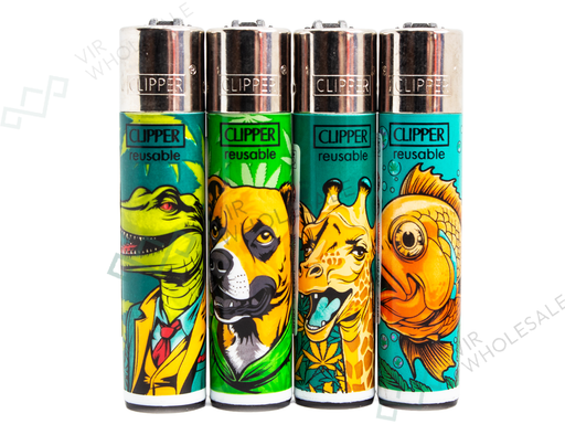 CLIPPER Lighters Printed 48’s Various Designs – Weedy World - VIR Wholesale