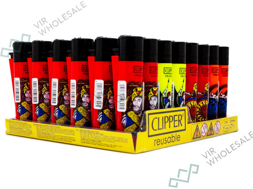 CLIPPER Lighters Printed 48's Various Designs - Zodiac 5D - VIR Wholesale