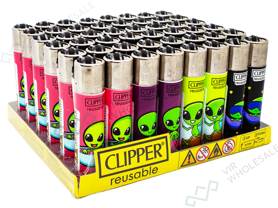 CLIPPER Lighters Printed 48's Various Designs – Cosmo Crazy