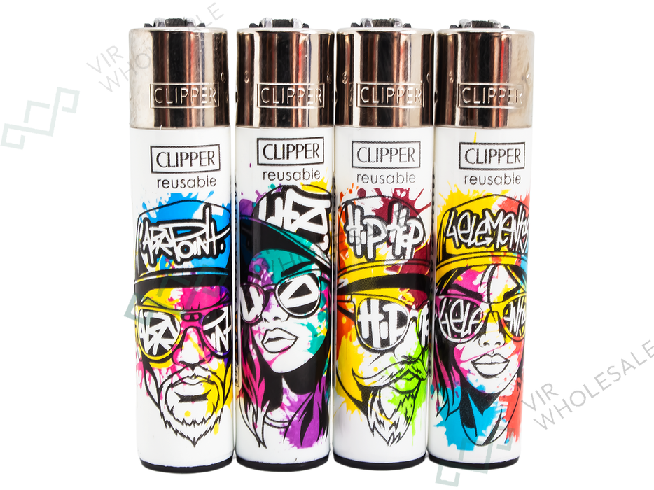CLIPPER Lighters Printed 48’s Various Designs – Graffiti Soul