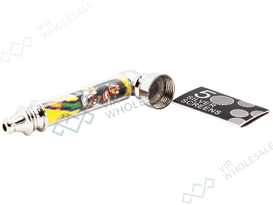 D&K Metal Pipes – Box of 12 Assorted Designs + 5 Screens - VIR Wholesale