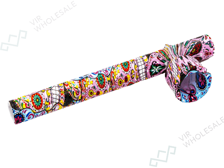 D&K Mini Glass Pipes – Assorted Colourful Designs - 24 Per Box (SM3134) - VIR Wholesale