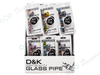 D&K Mini Glass Pipes – Assorted Colourful Designs - 24 Per Box (SM3134) - VIR Wholesale