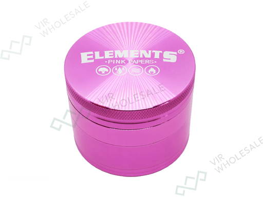 ELEMENTS 4 Part Grinder - Pink - VIR Wholesale