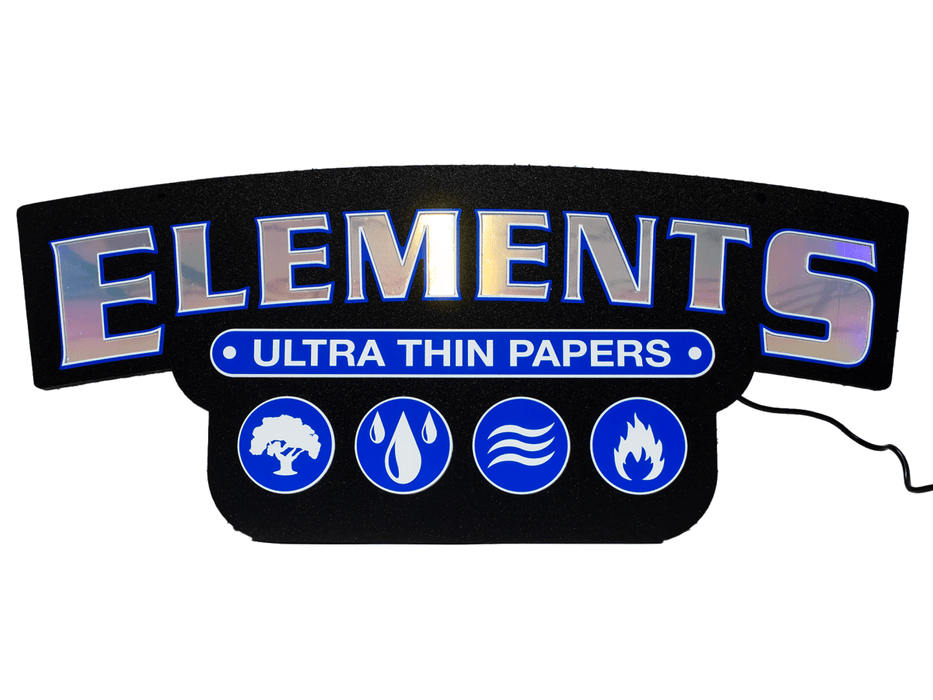 ELEMENTS LED Light Sign Display – Illuminated Branding Sign - VIR Wholesale