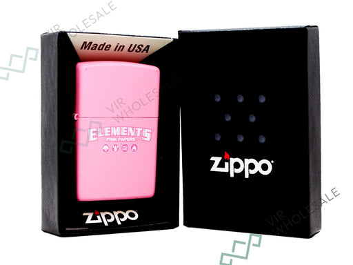 Elements Pink Zippo Lighter - VIR Wholesale