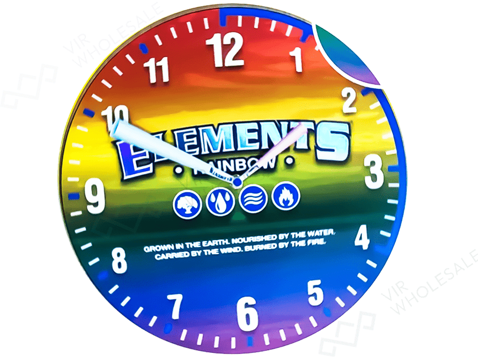 Elements Rainbow Wall Clock - VIR Wholesale