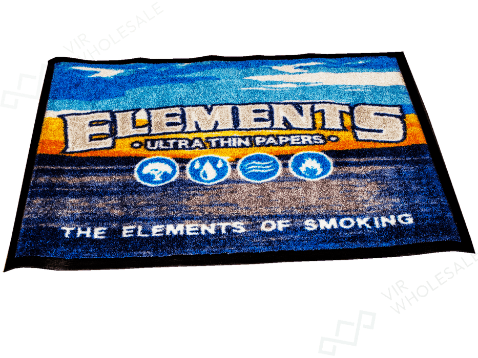 ELEMENTS Rolling Papers Floor Mat – Large Entrance Door Mat - VIR Wholesale