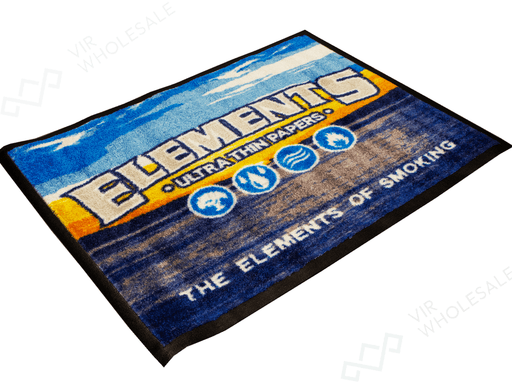 ELEMENTS Rolling Papers Floor Mat – Large Entrance Door Mat - VIR Wholesale