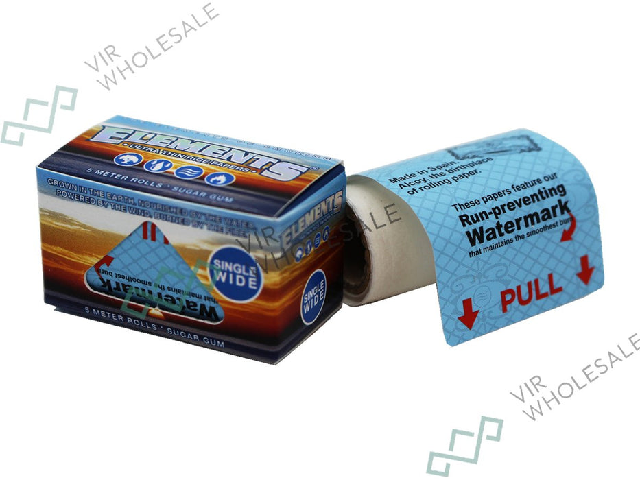 ELEMENTS Single Wide Roll 5 Metres Of Fine Rice Paper — VIR Wholesale